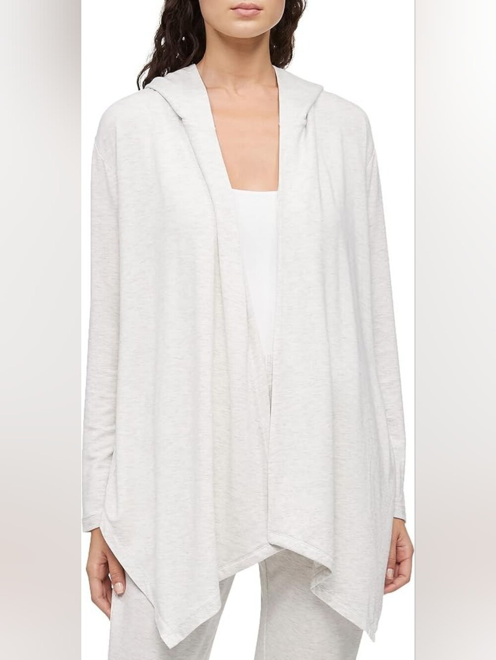 Calvin Klein Pure Lounge Open Front Hoodie Cardigan - Size M